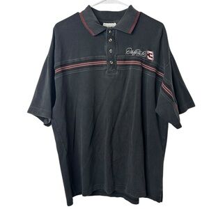 Competitors View “Dale Earnhardt #3” Black Polo w/ Stripe – Men’s Large – NASCAR